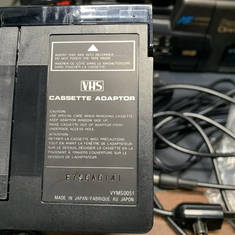 Vtg Panasonic OmniMovie VHSC Model PV-110D Camcorder Battery Charger 1987 More.